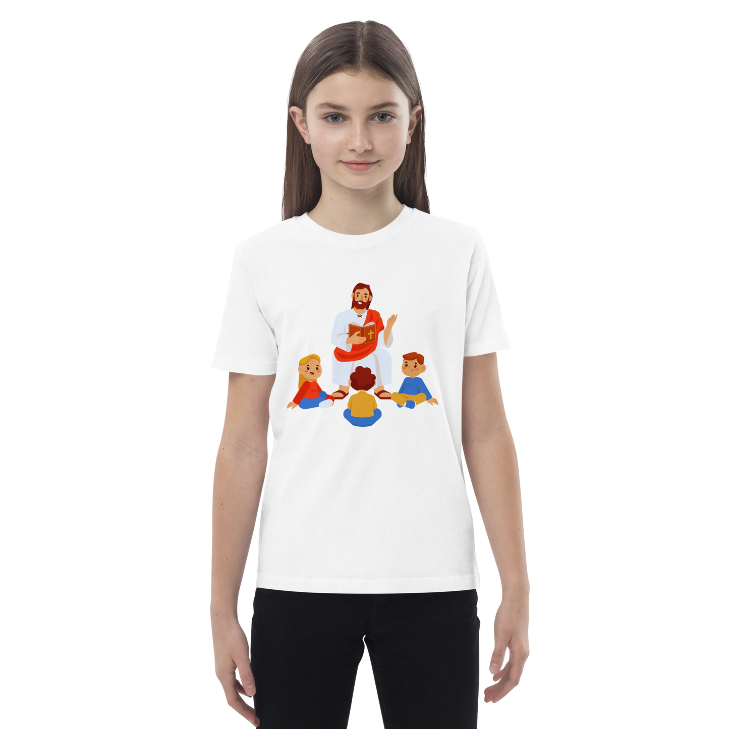 T-shirt chrétien Enfant | Child love Bible