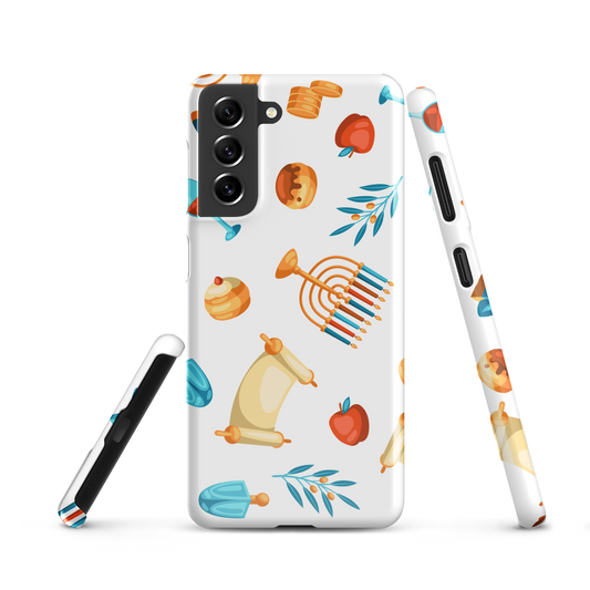 Coque chrétienne Samsung fine - Menorah