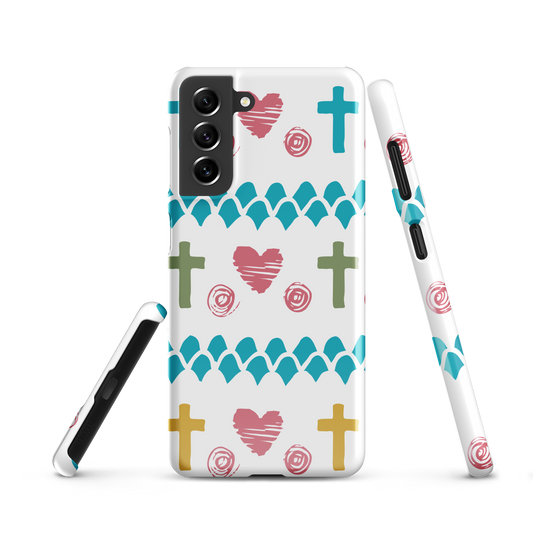 Coque chrétienne Samsung fine - Heart