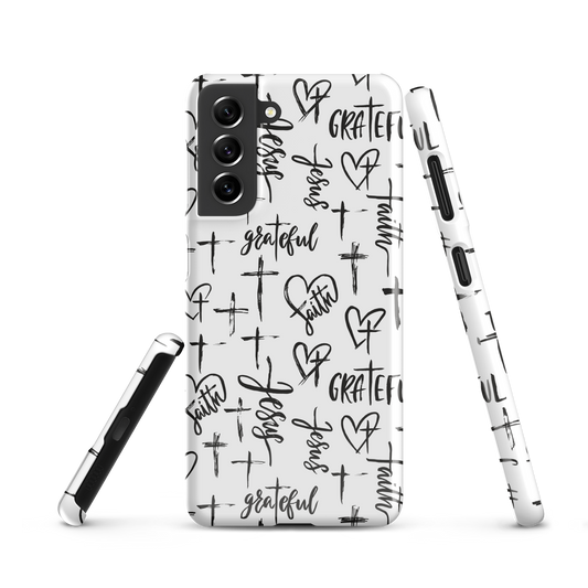 Coque chrétienne Samsung fine - Cross