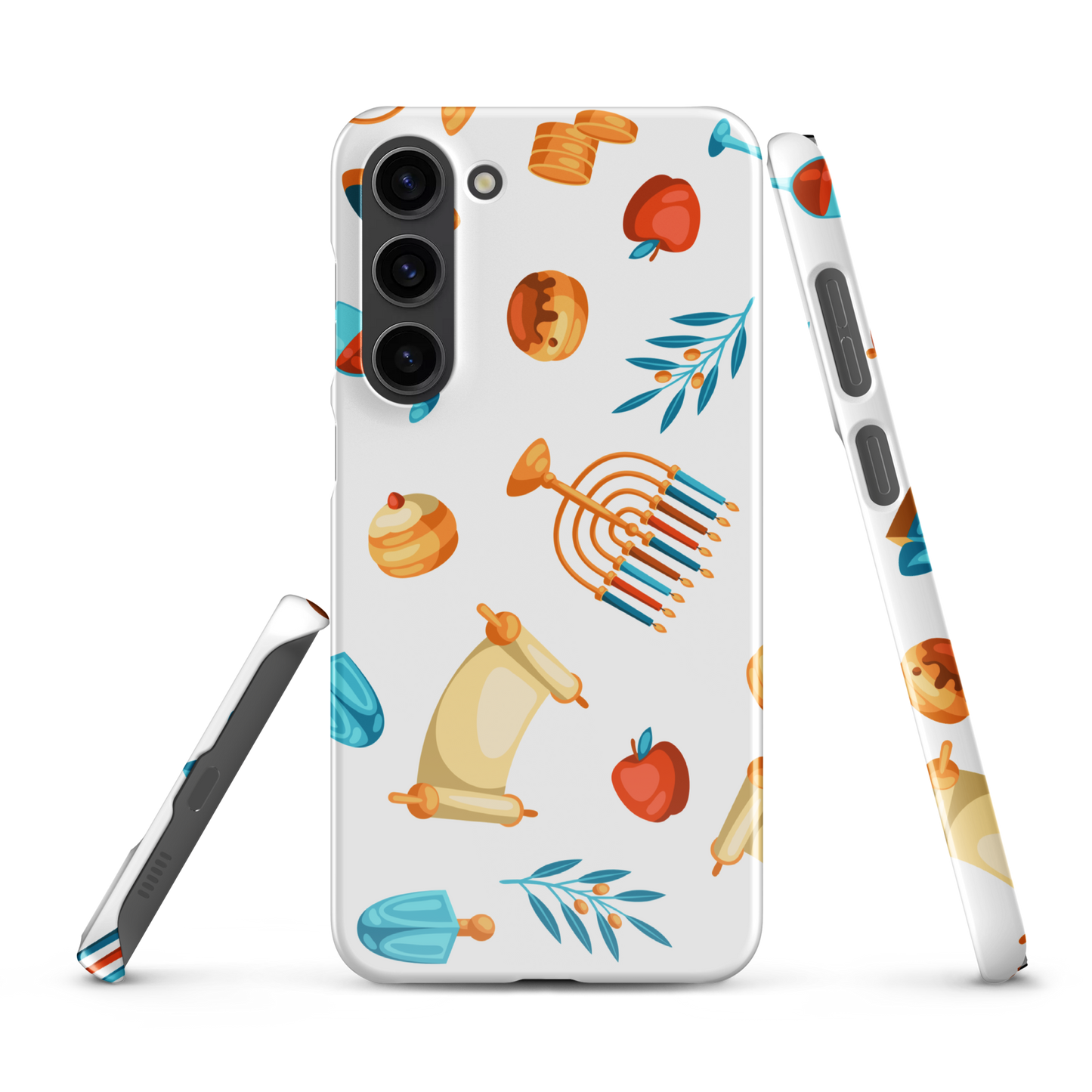 Coque chrétienne Samsung fine - Menorah