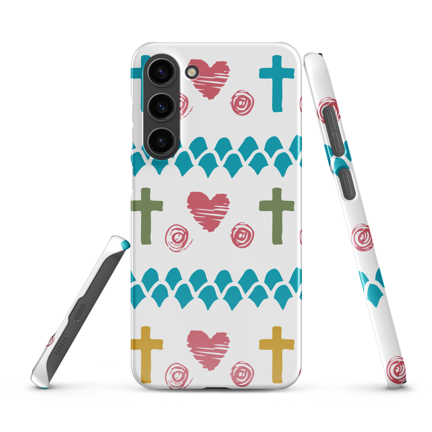 Coque chrétienne Samsung fine - Heart
