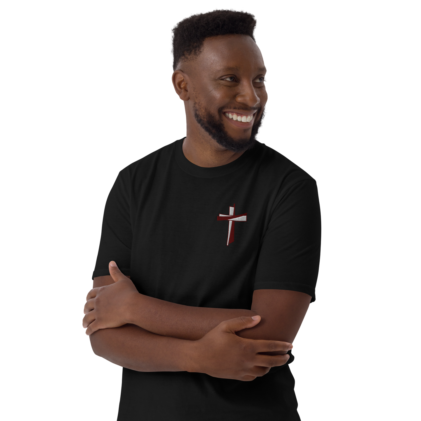 T-shirt chrétien brodé - Cross