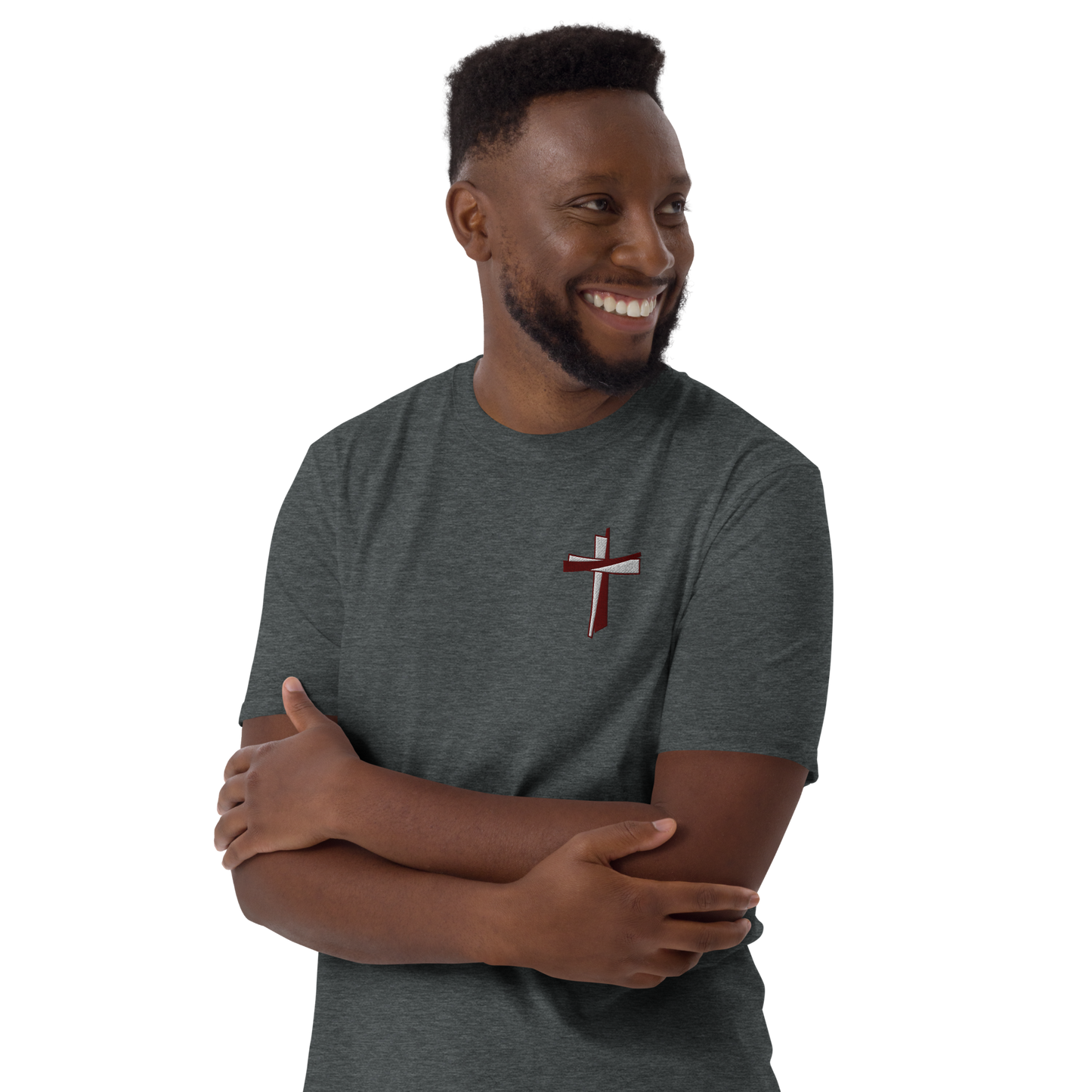 T-shirt chrétien brodé - Cross