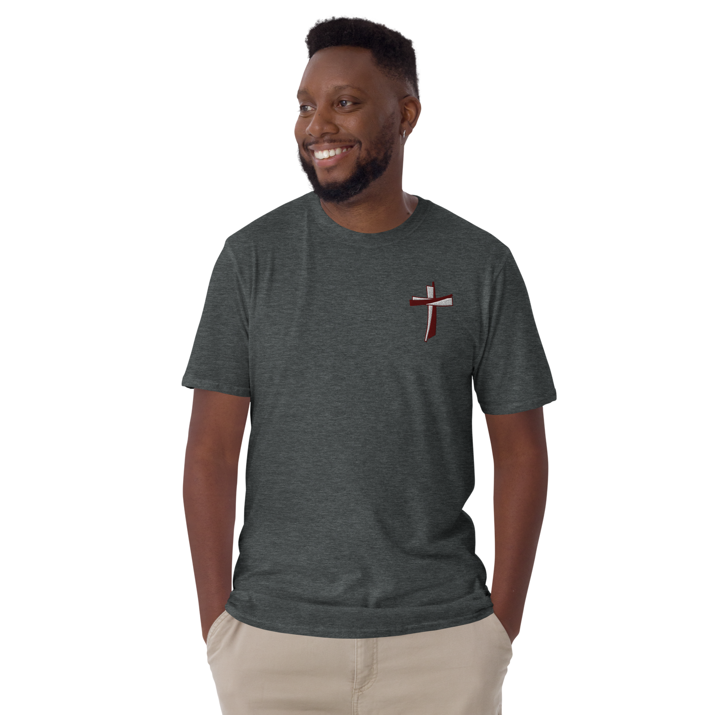 T-shirt chrétien brodé - Cross