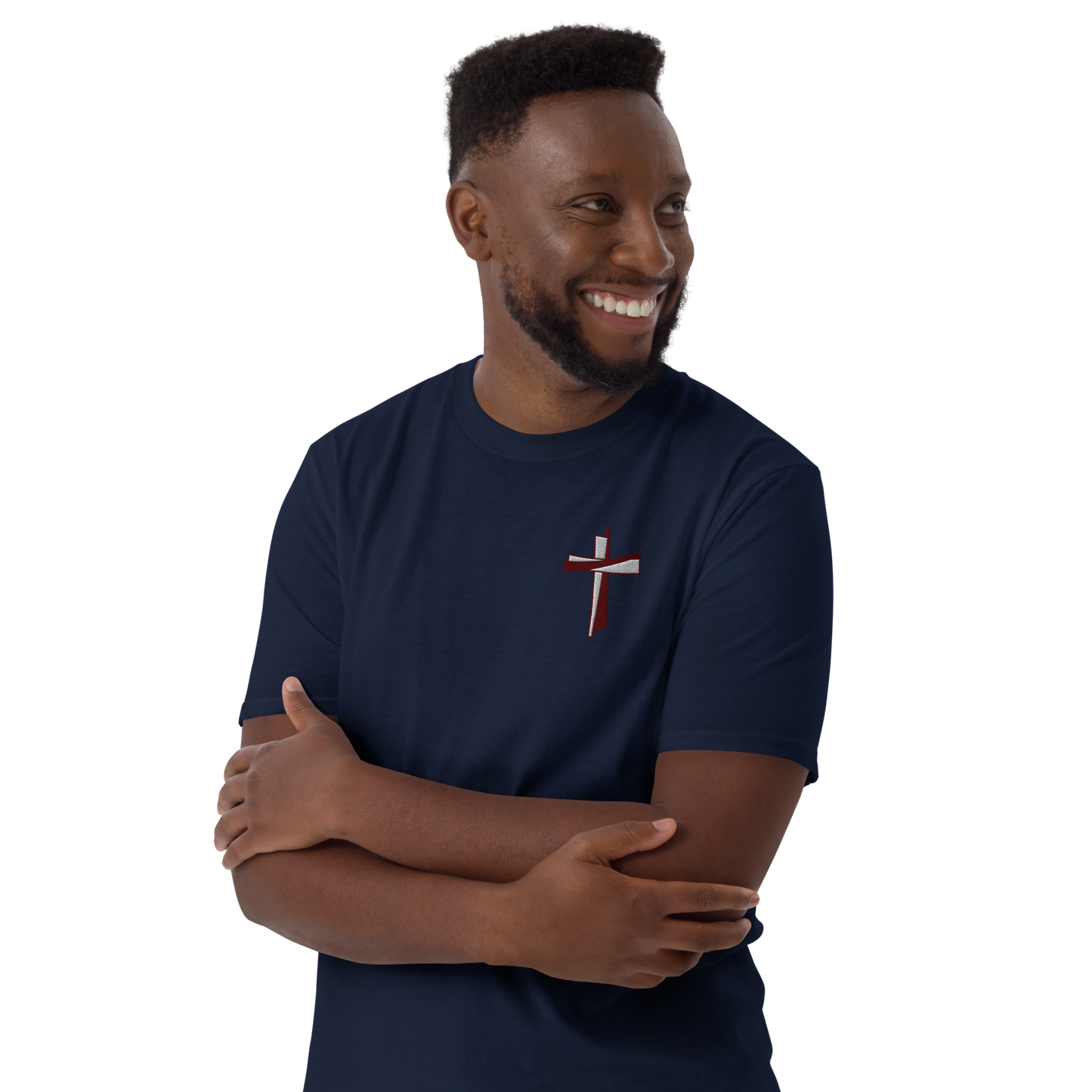 T-shirt chrétien brodé - Cross