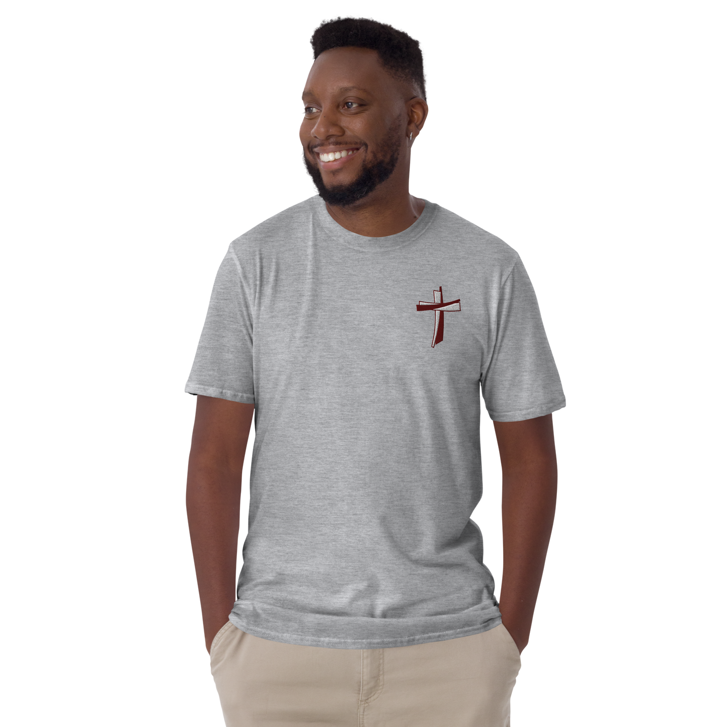 T-shirt chrétien brodé - Cross