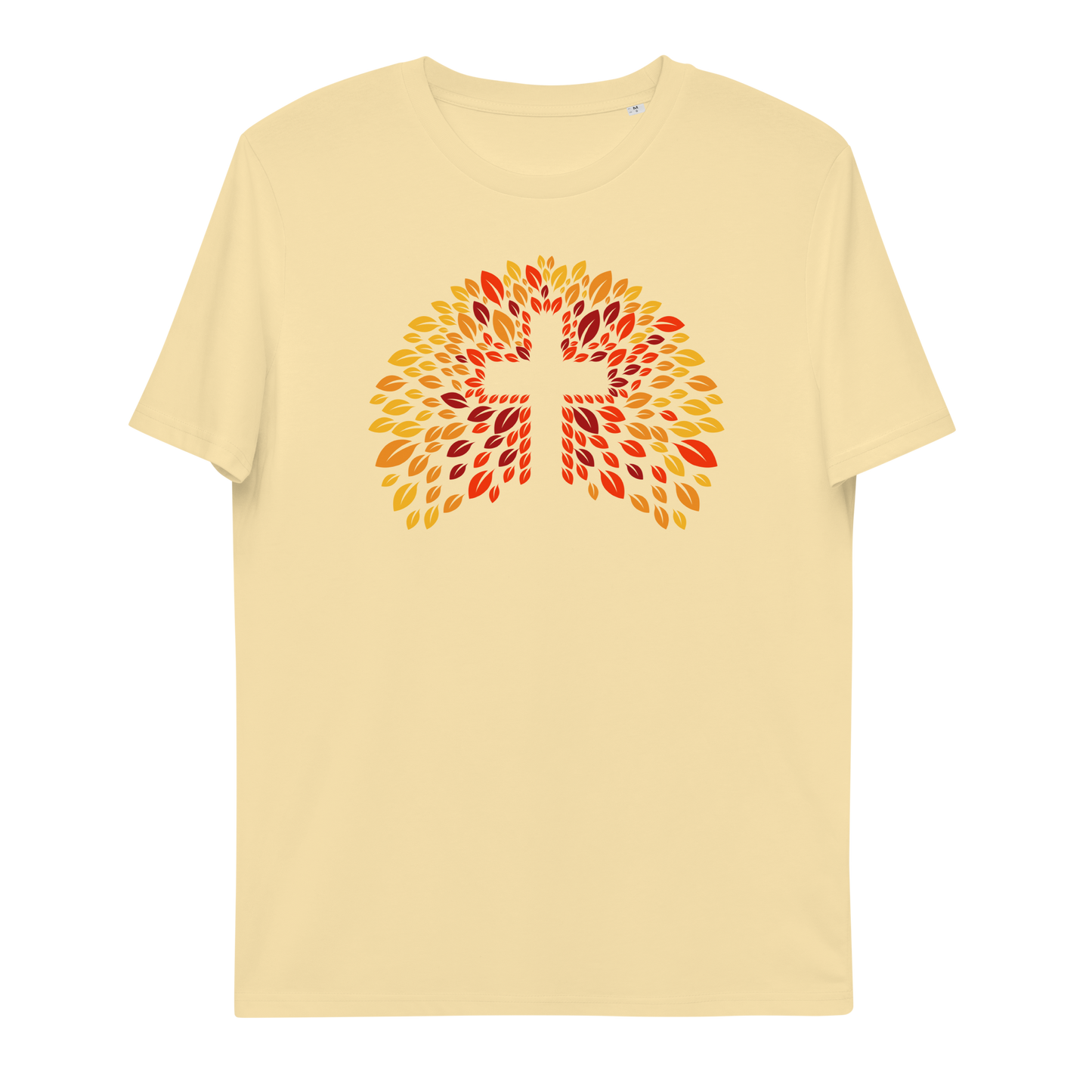T-shirt chrétien imprimé en coton bio - JESUS