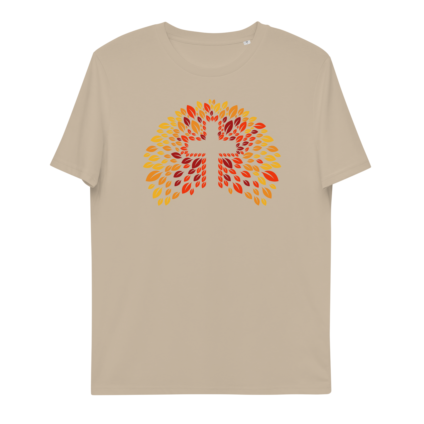 T-shirt chrétien imprimé en coton bio - JESUS
