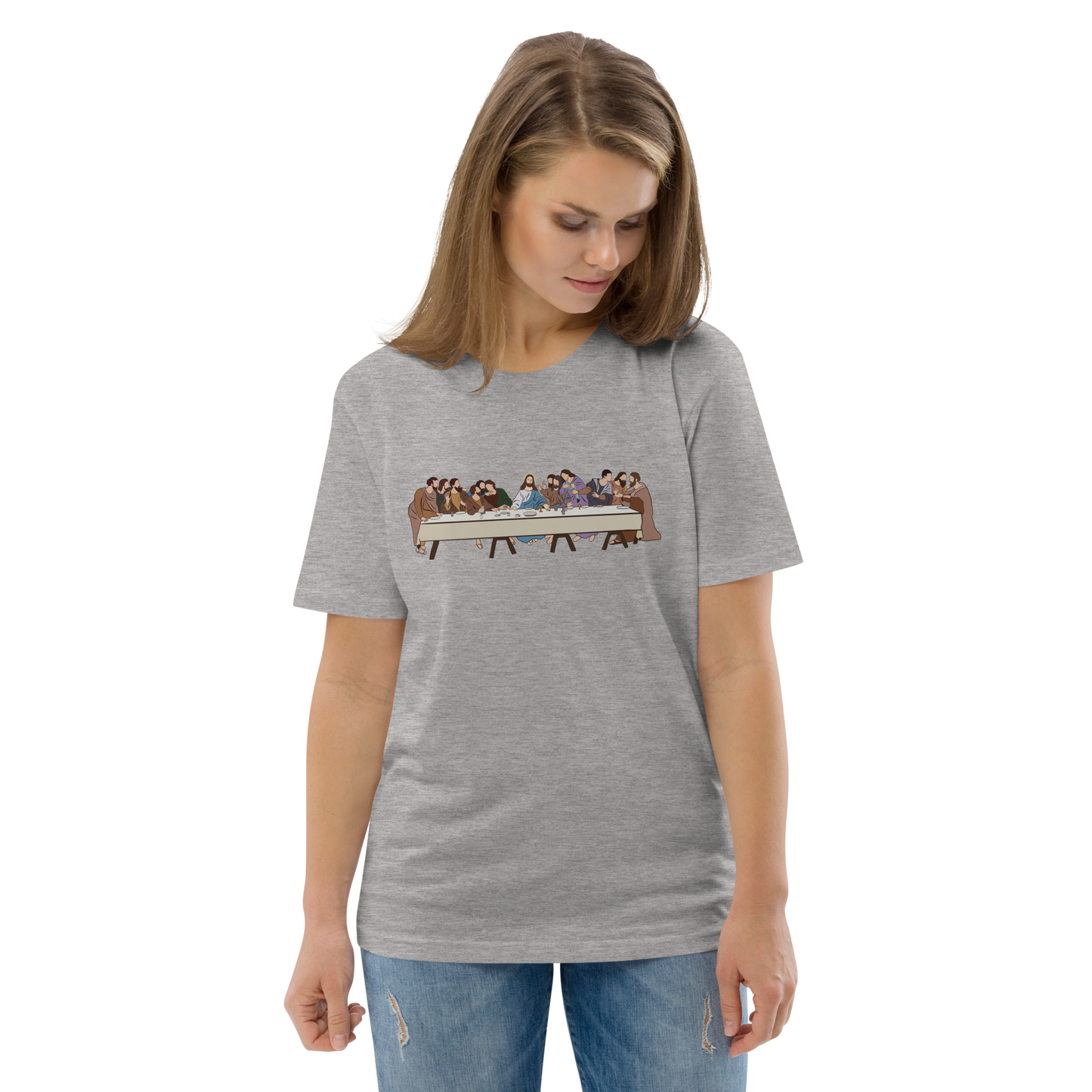 T-shirt chrétien imprimé - Last Supper (F)
