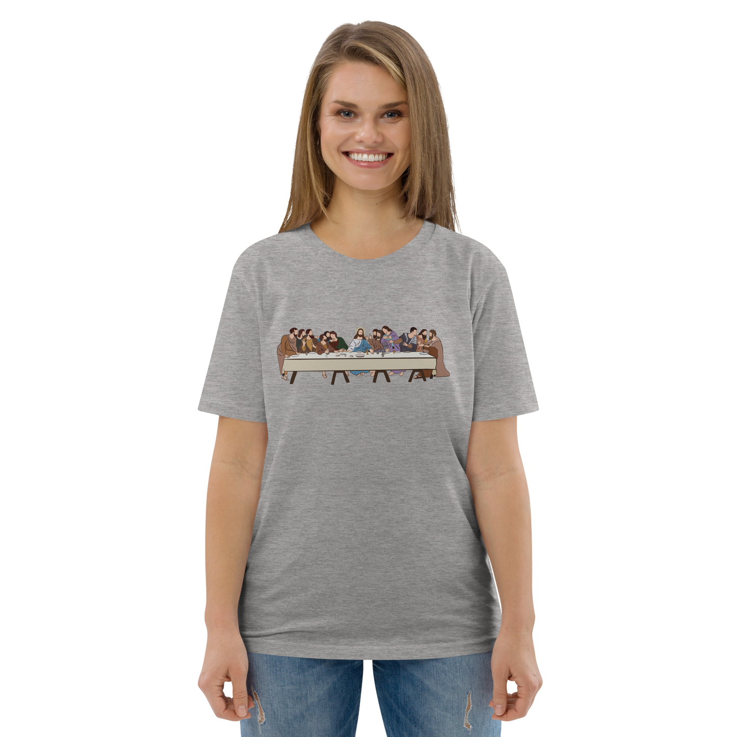 T-shirt chrétien imprimé - Last Supper (F)