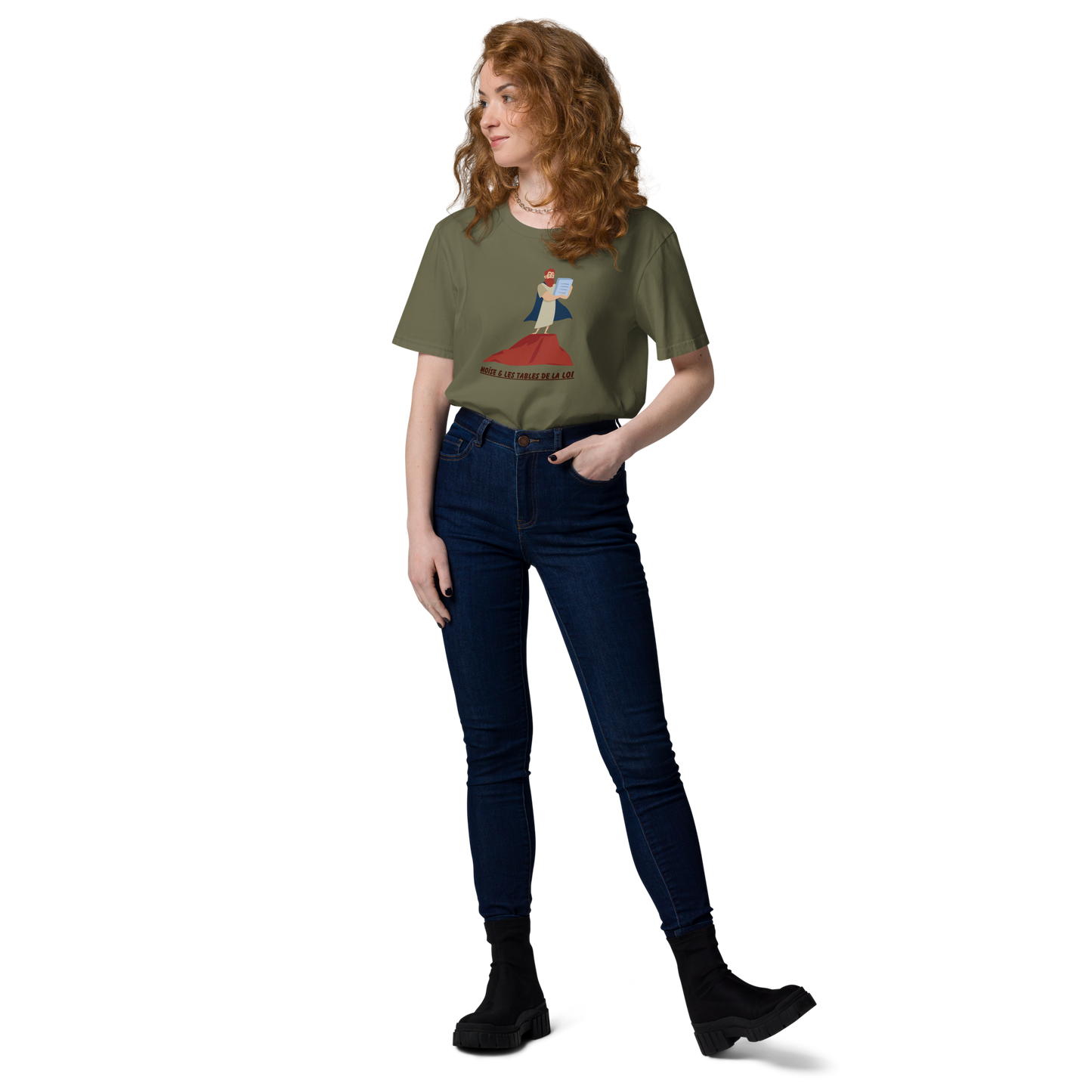 T-shirt chrétien imprimé - Moïse (F)