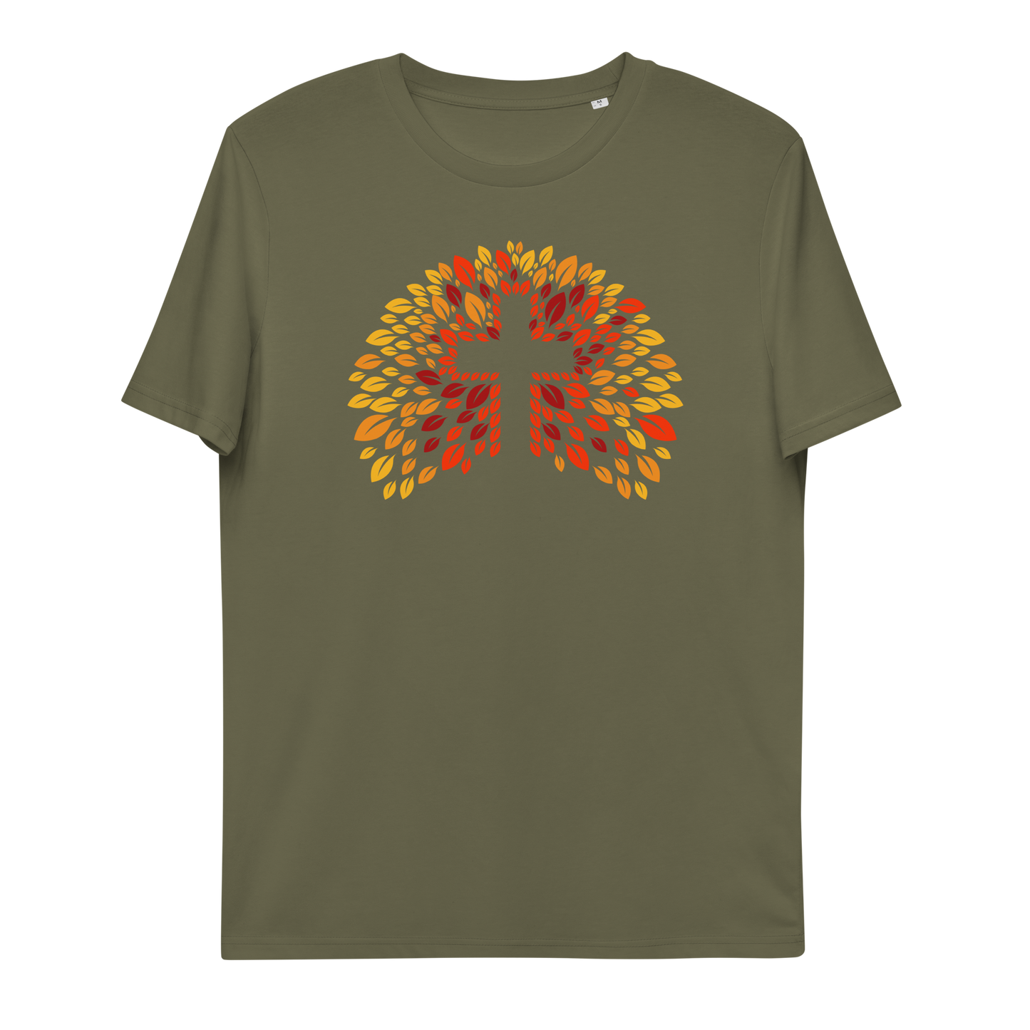 T-shirt chrétien imprimé en coton bio - JESUS