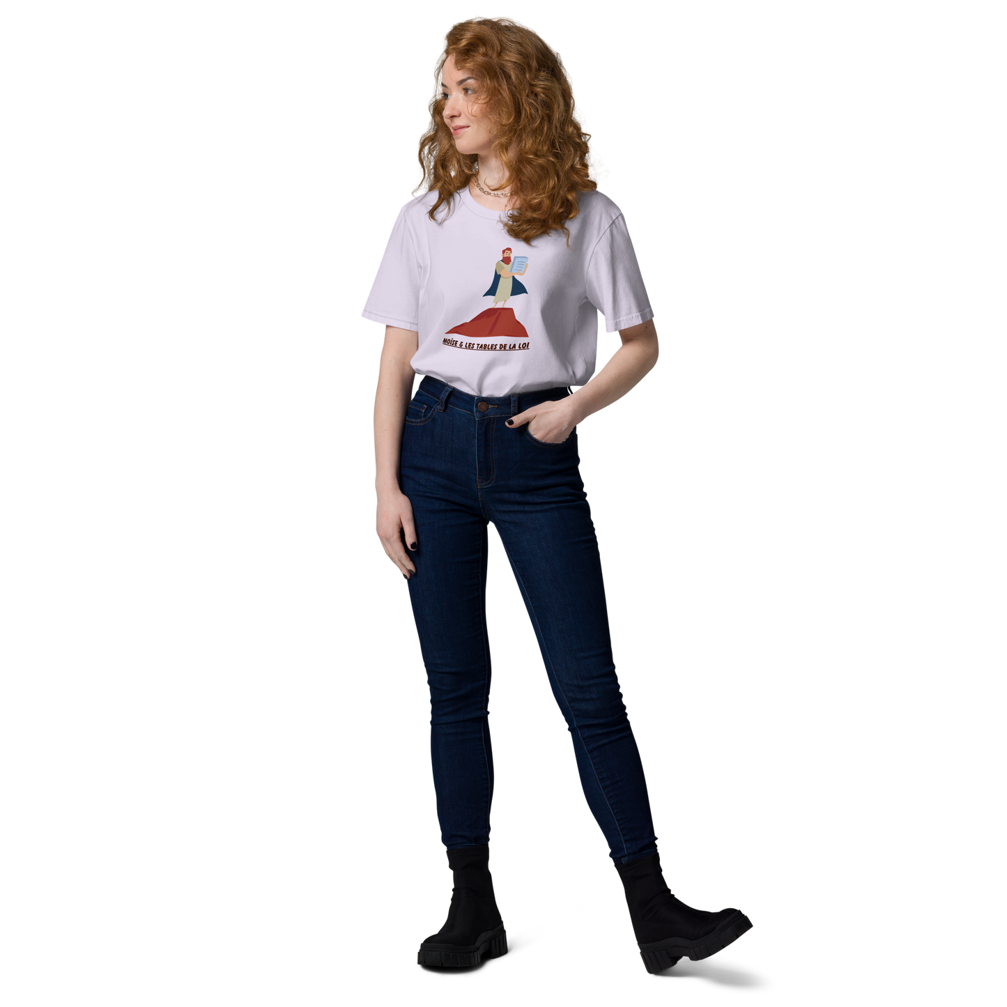 T-shirt chrétien imprimé - Moïse (F)