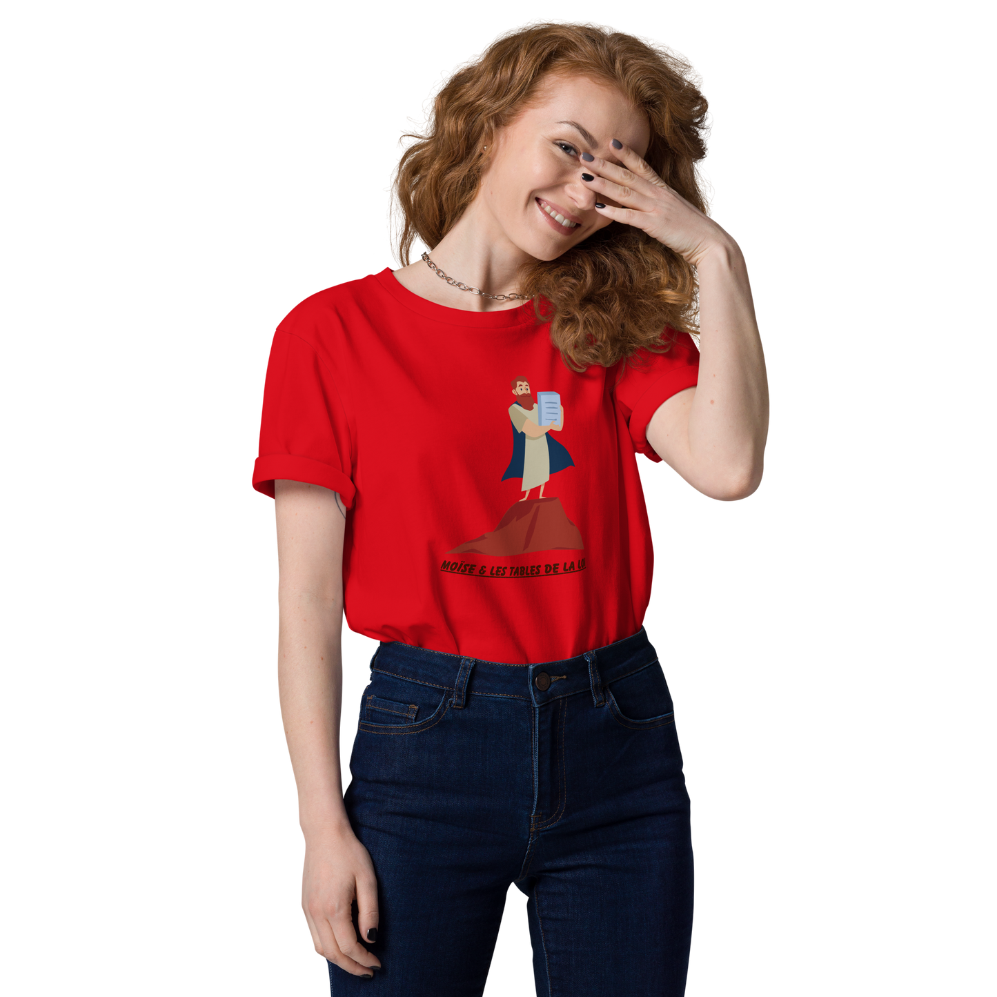 T-shirt chrétien imprimé - Moïse (F)