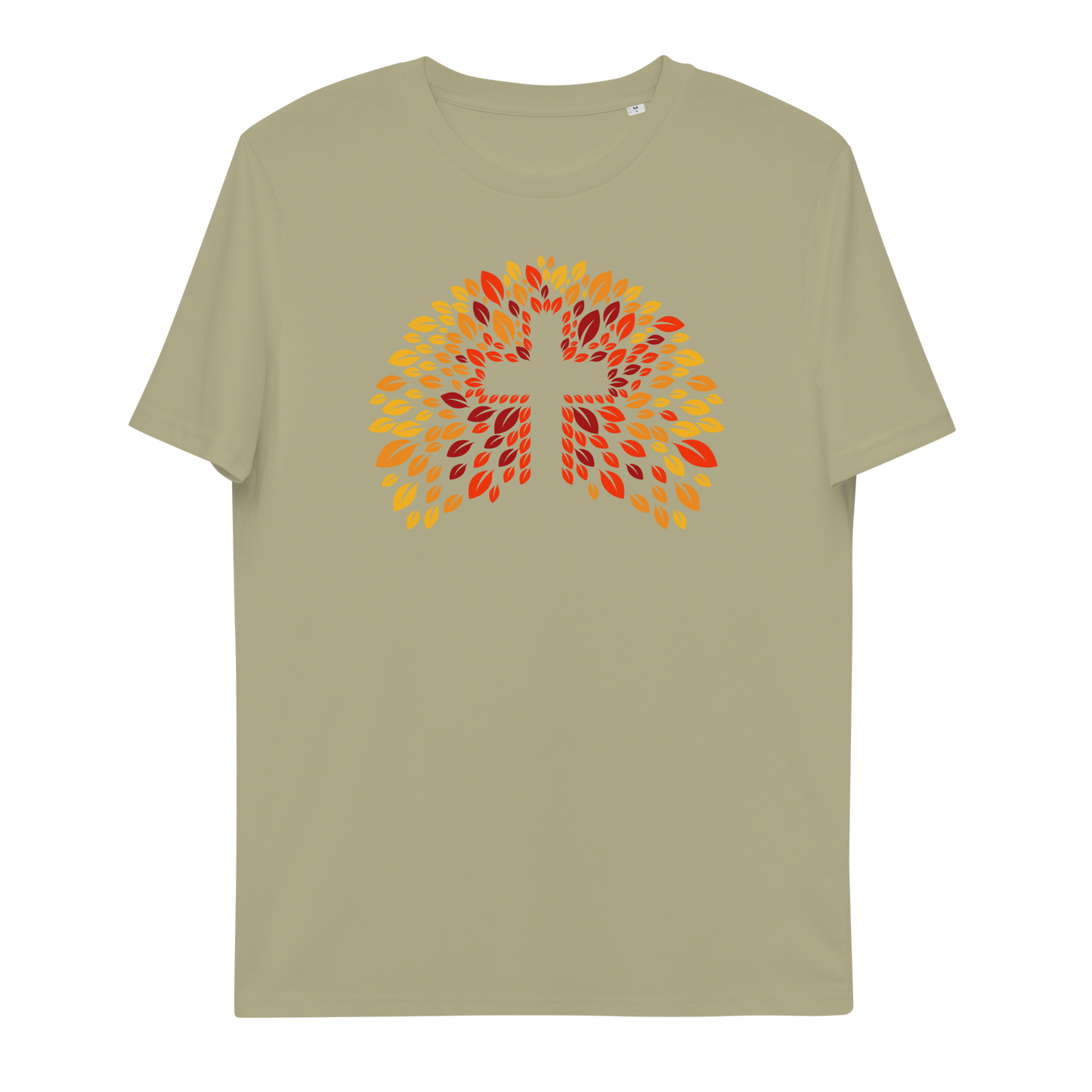 T-shirt chrétien imprimé en coton bio - JESUS