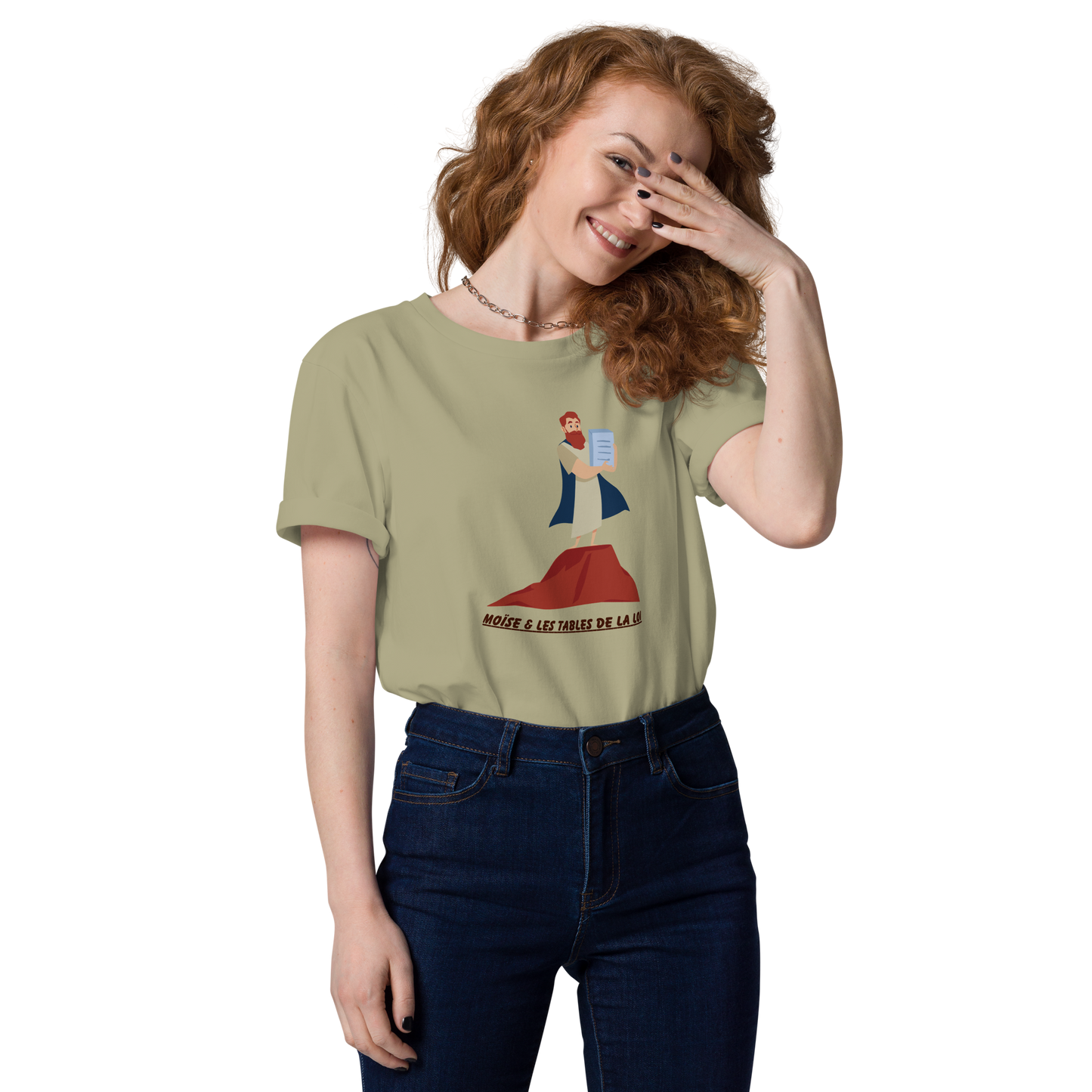 T-shirt chrétien imprimé - Moïse (F)