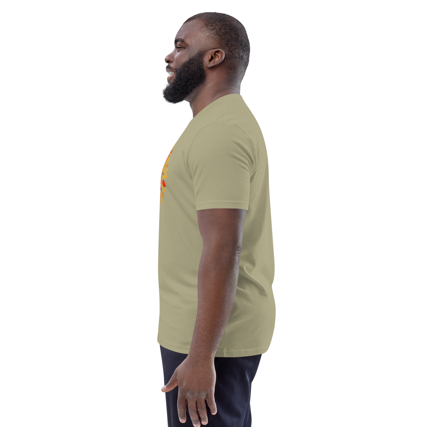 T-shirt chrétien imprimé en coton bio - JESUS