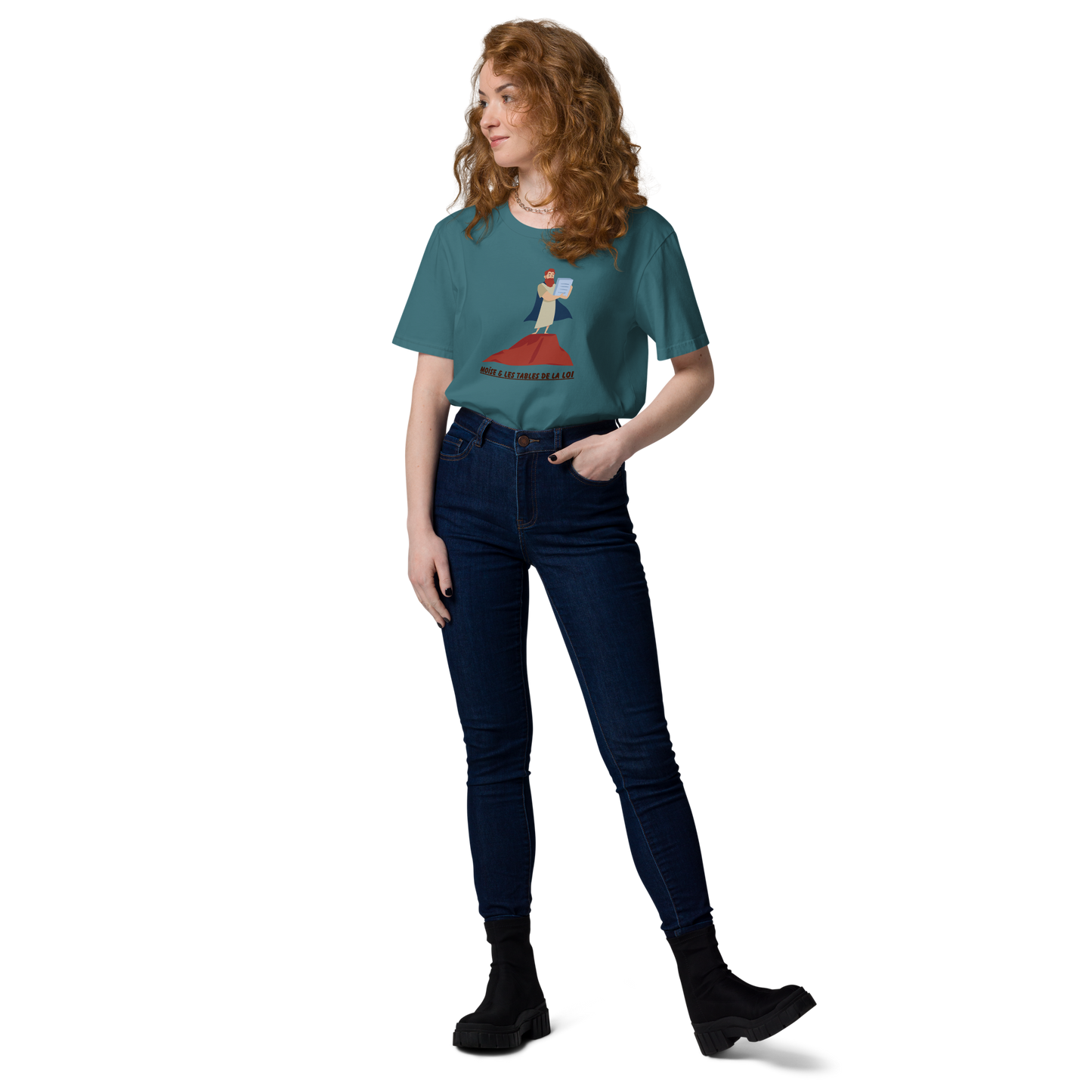 T-shirt chrétien imprimé - Moïse (F)