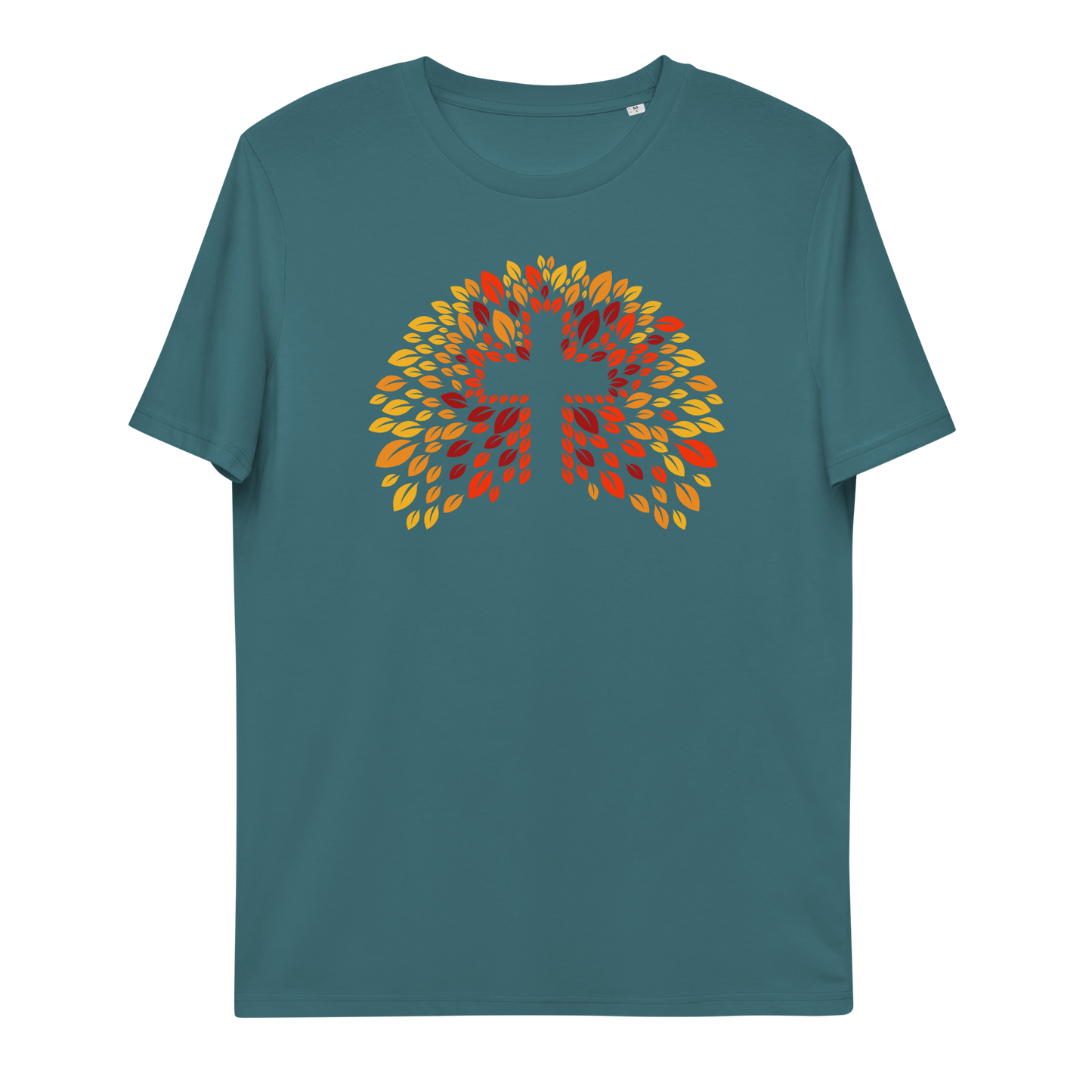 T-shirt chrétien imprimé en coton bio - JESUS