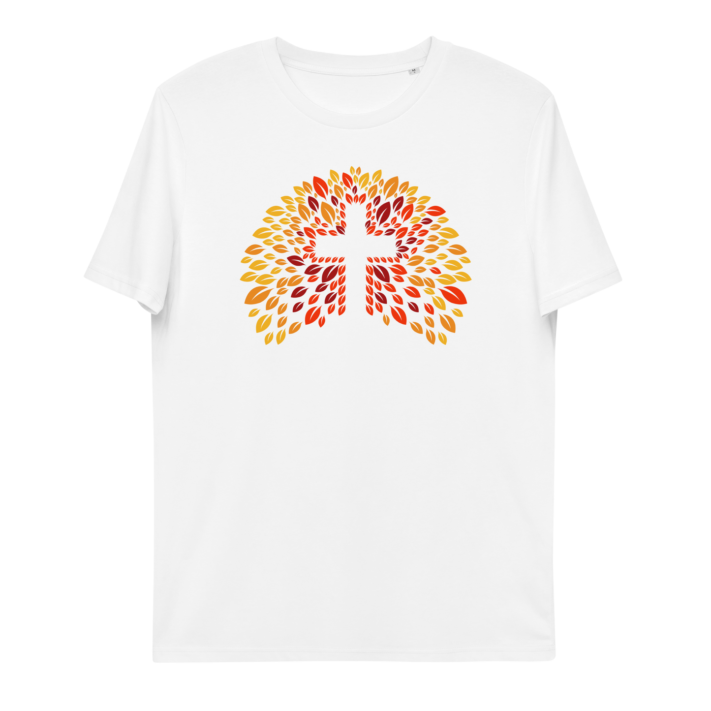 T-shirt chrétien imprimé en coton bio - JESUS
