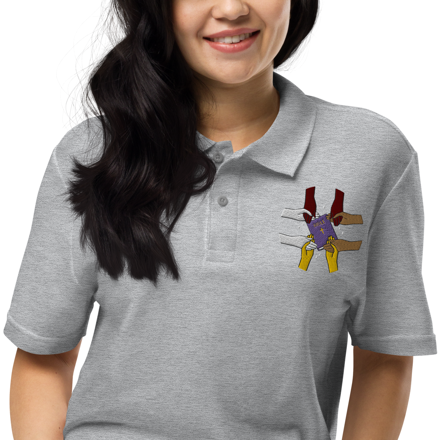 Polo chrétien - Bible Hand (F)