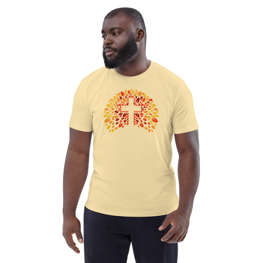 T-shirt chrétien imprimé en coton bio - JESUS