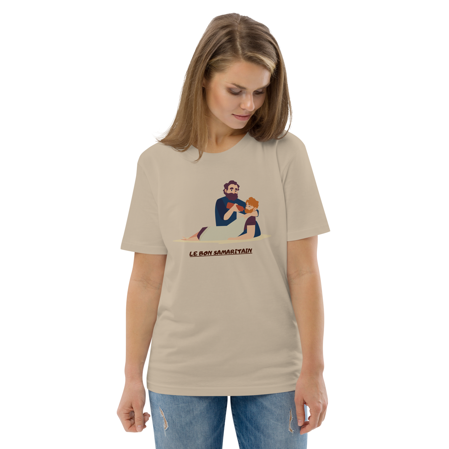 T-shirt chrétien imprimé - Samaritain (F)