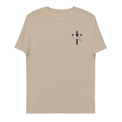 T-shirt chrétien imprimé en coton bio - Cross