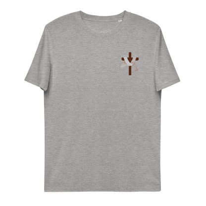 T-shirt chrétien imprimé en coton bio - Cross