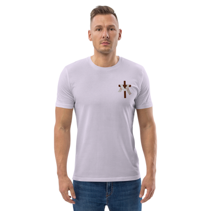 T-shirt chrétien imprimé en coton bio - Cross