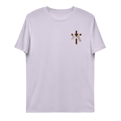 T-shirt chrétien imprimé en coton bio - Cross