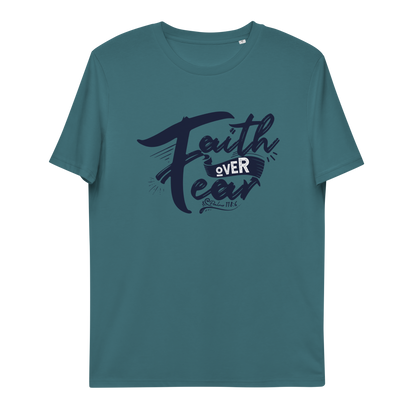 T-shirt chrétien imprimé en coton bio - F.O.F