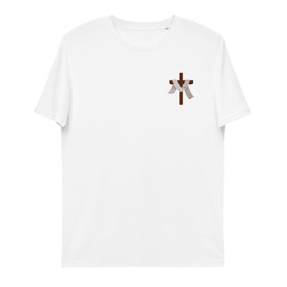 T-shirt chrétien imprimé en coton bio - Cross